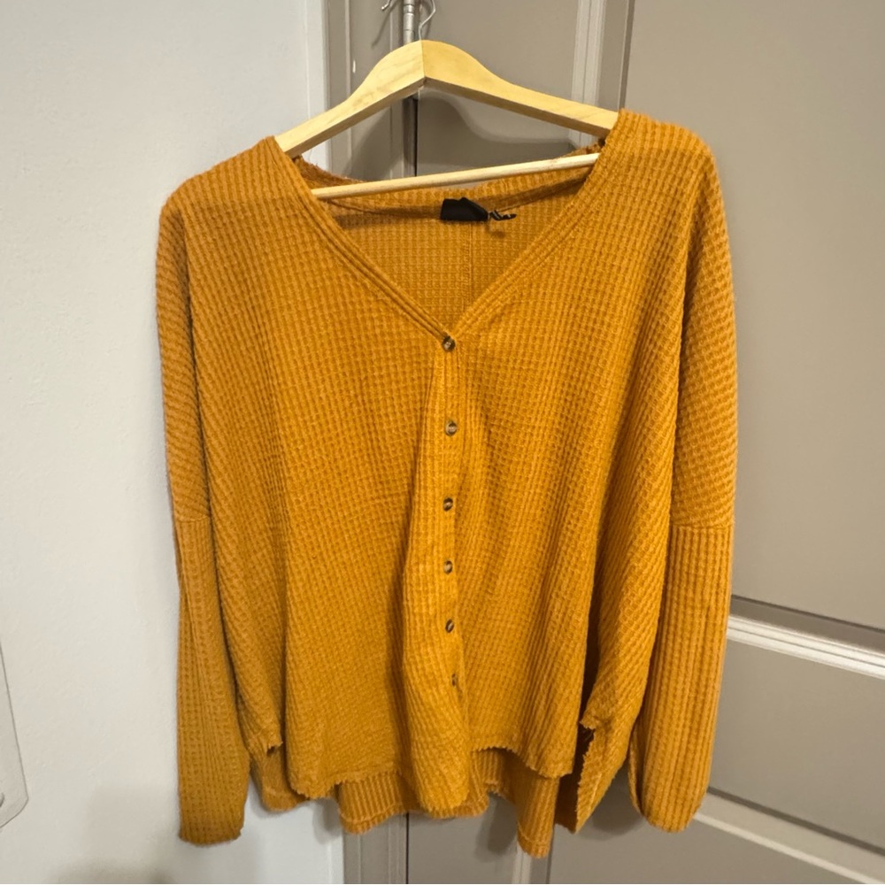 Urban Outfitters Pumpkin Spice Long Sleeve Top